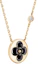 Lookbook LOUIS VUITTON 18K Gold Diamond Onyx Gemstone Unisex Necklace Black Q03790