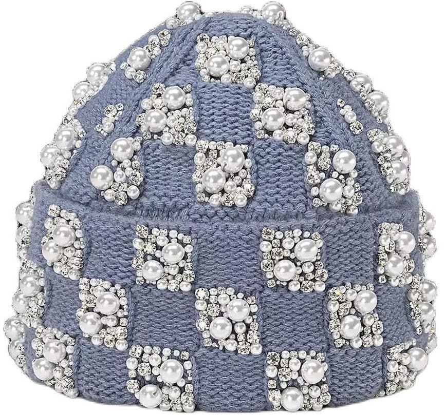 louis-vuitton-2024-early-spring-light-blue-wool-beanie-with-logo-and-pearls-m7361-a