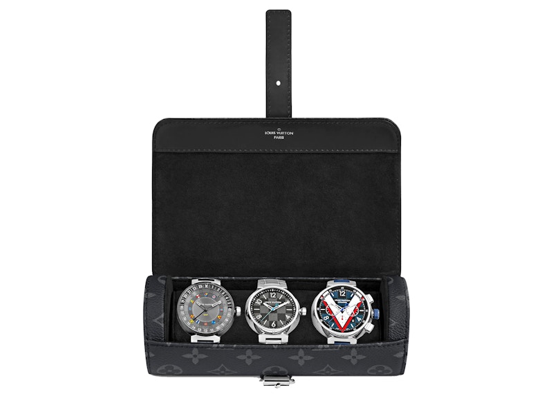 Lookbook 路易威登3表收纳盒经典老花月蚀黑色