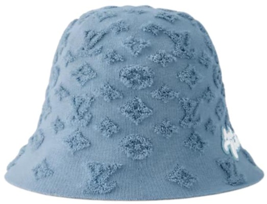 LOUIS VUITTON 3D Knit Cotton Nylon Bucket Hat Blue Mens. M5145M Buy LOUIS VUITTON 3D Knit Cotton Nylon Bucket Hat Blue Mens. M5145M