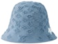 Buy LOUIS VUITTON 3D Knit Cotton Nylon Bucket Hat Blue Mens. M5145M