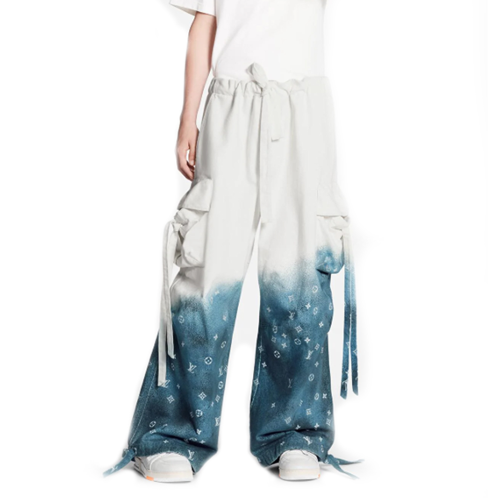 LOUIS VUITTON 3D Pocket Cargo Jeans White 1A5VYM 圖 3