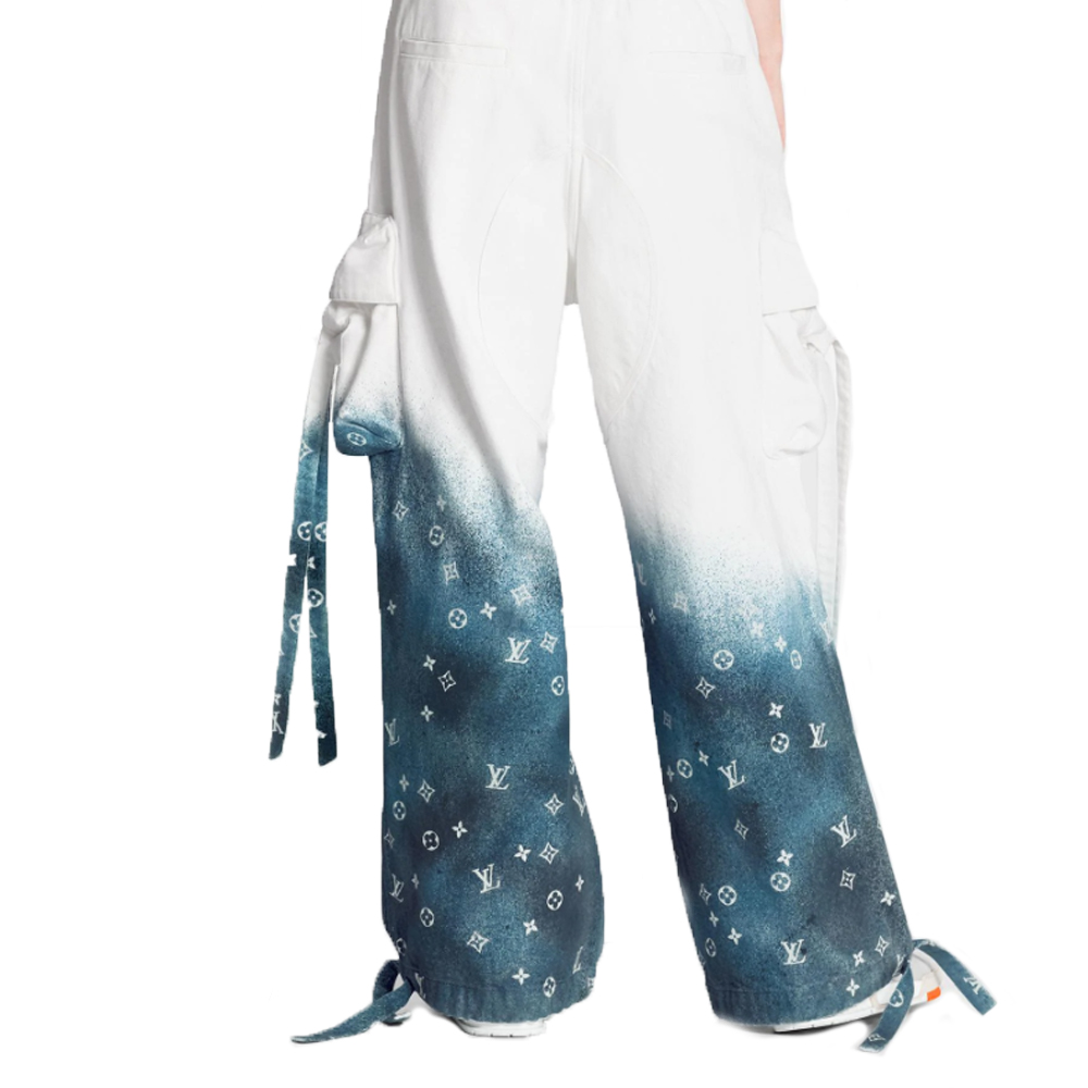 LOUIS VUITTON 3D Pocket Cargo Jeans White 1A5VYM 圖 4