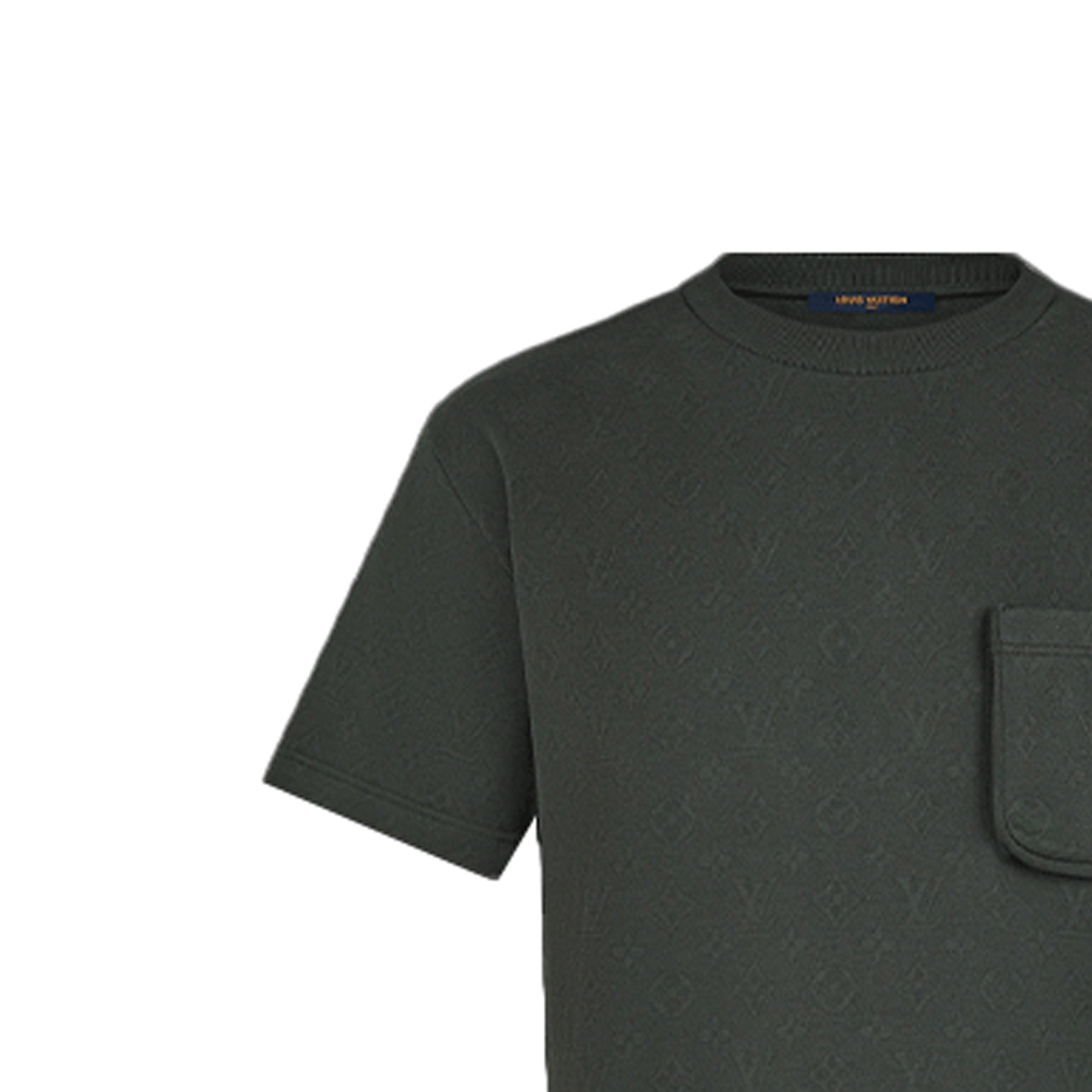 Louis Vuitton 3D Pocket Crewneck T-Shirt Khaki Green . 1A8WN5 圖 6