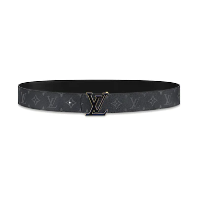 LOUIS VUITTON 4cm Wide Leather Belt with Pin Buckle M0341