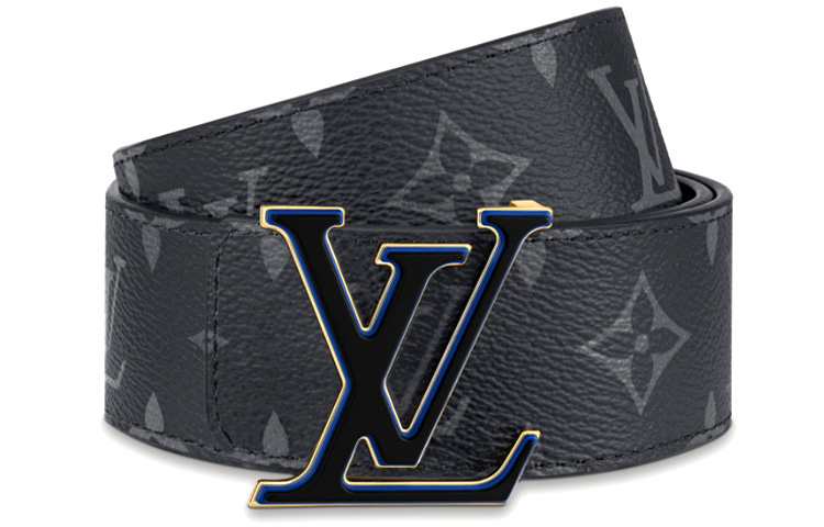 Shop 路易威登 4公分寬皮革皮帶附針扣 M0341