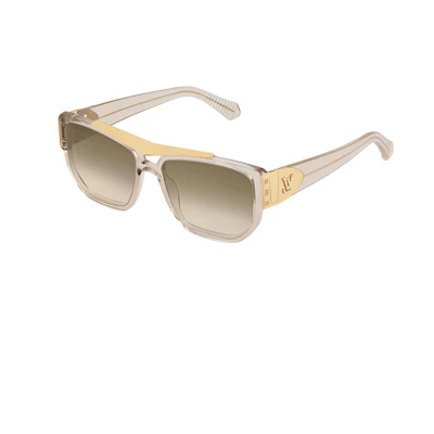 Louis Vuitton Aviator Sunglasses Brown/Gold Acetate Metal Frame. Z2723U