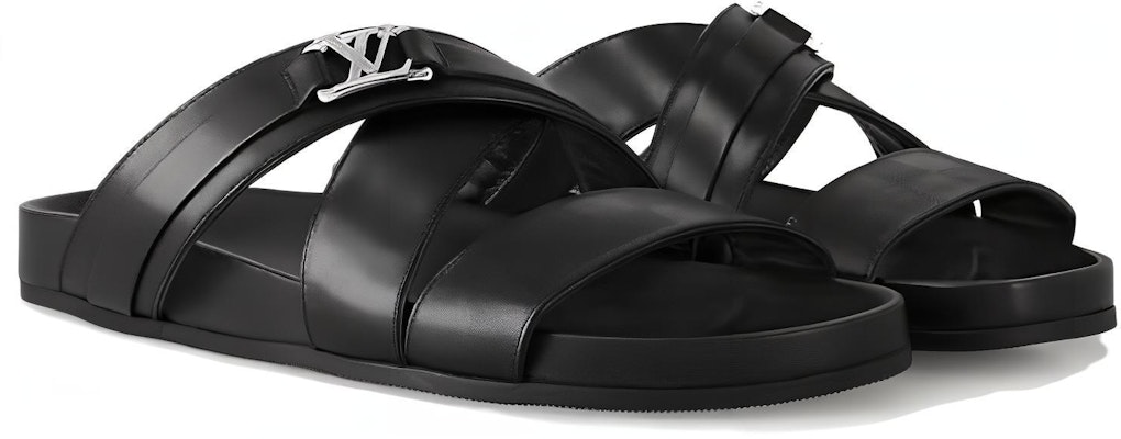 Louis Vuitton 'Sandal Hitam Open-Toe Nyaman' 1A7WCU Shop Louis Vuitton 'Sandal Hitam Open-Toe Nyaman' 1A7WCU