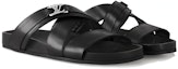 Shop Louis Vuitton 'Sandal Hitam Open-Toe Nyaman' 1A7WCU