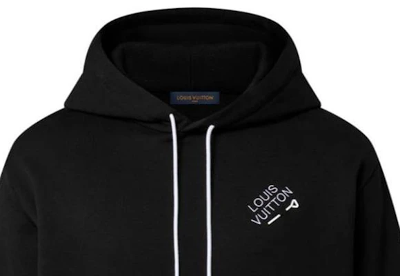 路易威登 黑色連帽衫 長袖 帶有經典印花標誌款式 1AATQV Purchase 路易威登 黑色連帽衫 長袖 帶有經典印花標誌款式 1AATQV