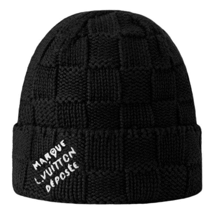 Order 루이 비통 블랙 니트 로고 울 비니 m92739