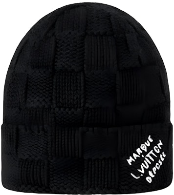 루이 비통 블랙 니트 로고 울 비니 m92739 Lookbook 루이 비통 블랙 니트 로고 울 비니 m92739