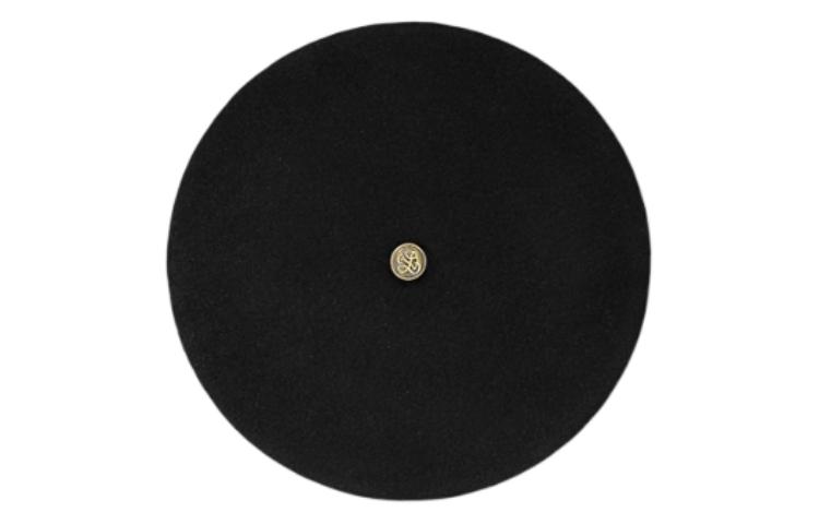 Shop BOINA DE LANA NEGRA LOUIS VUITTON CON PATRÓN DE LOGO 2024 PRIMAVERA TEMPRANA. M7402A