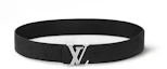 Buy 루이비통 블랙 로고 가죽 벨트 4CM 팔라듐 버클. M0717