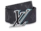 Order LOUIS VUITTON Black Monogram Logo Belt - 4cm Wide M0719