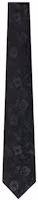 Louis Vuitton Black Silk Blend Logo Design Tie M96060 Louis Vuitton Black Silk Blend Logo Design Tie M96060