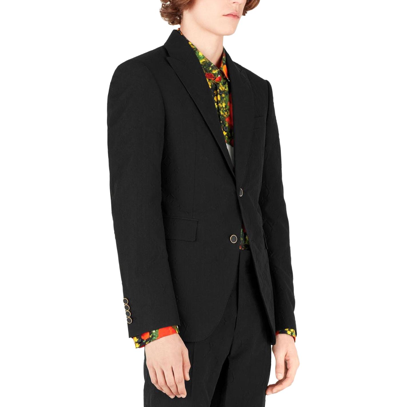 Purchase 路易威登 黑色單排扣休閒長袖西裝外套 1A54Q0