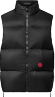 LOUIS VUITTON Black Sleeveless Vest with Logo Badge. 1AFBBD LOUIS VUITTON Black Sleeveless Vest with Logo Badge. 1AFBBD