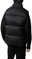 Details for LOUIS VUITTON Black Sleeveless Vest with Logo Badge. 1AFBBD