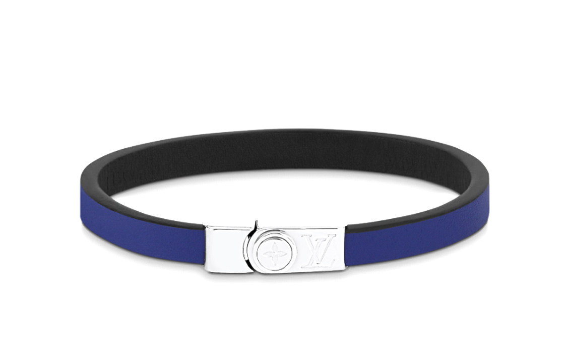 Order Louis Vuitton Pulsera de Cuero Azul - Moda Casual Minimalista M8081E