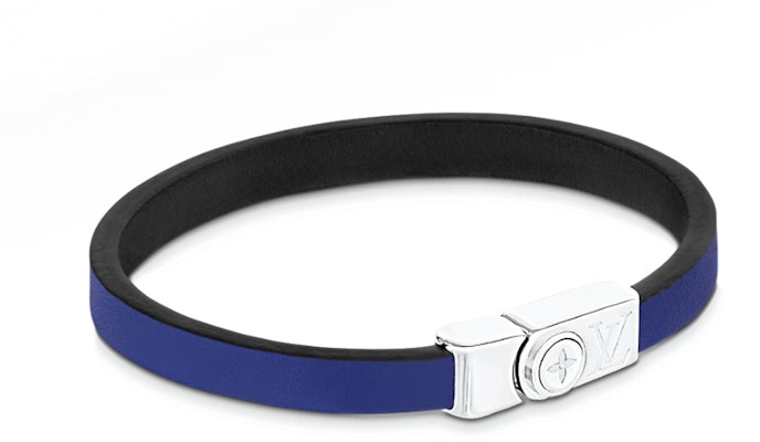 Louis Vuitton Pulsera de Cuero Azul - Moda Casual Minimalista M8081E Lookbook Louis Vuitton Pulsera de Cuero Azul - Moda Casual Minimalista M8081E