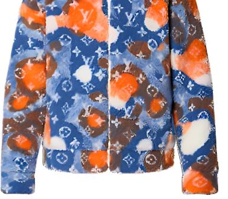 Chaqueta de Terciopelo Azul Monogram Louis Vuitton. 1AAU8L Sizing Chaqueta de Terciopelo Azul Monogram Louis Vuitton. 1AAU8L