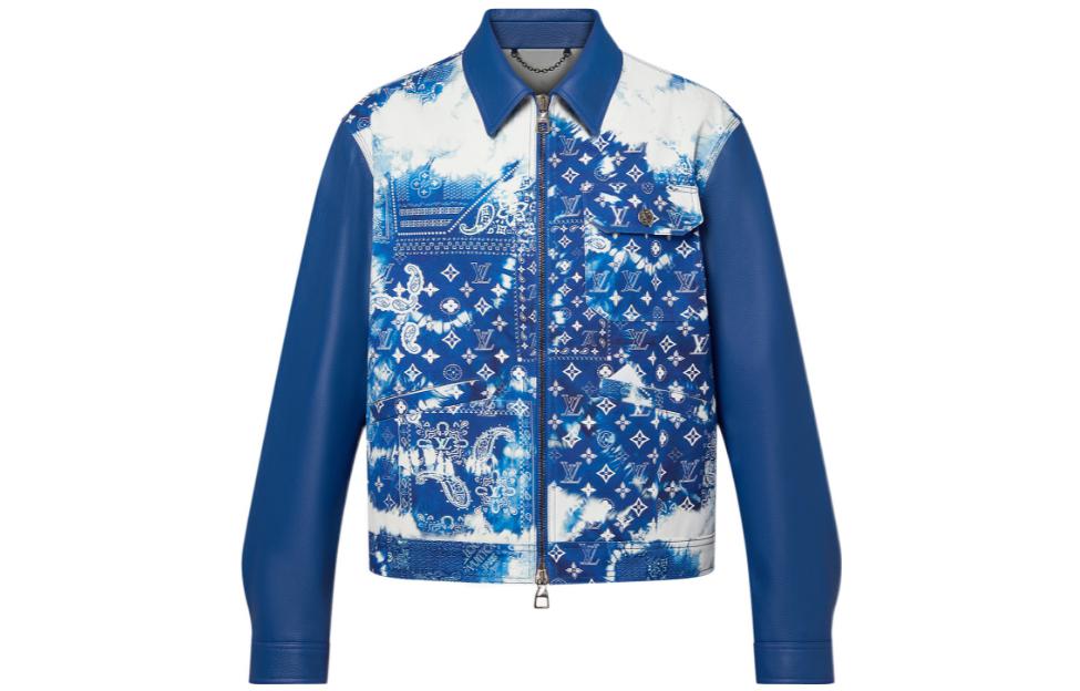 Order 路易威登 蓝色Monogram佩斯利印花夹克附Logo细节 1AA7DU