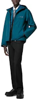 Lookbook Louis Vuitton Blue Monogram Print Zip-Up Hoodie Jacket. 1AF942
