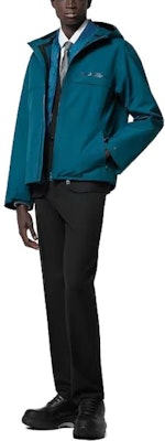 Louis Vuitton Blue Monogram Print Zip-Up Hoodie Jacket. 1AF942 Lookbook Louis Vuitton Blue Monogram Print Zip-Up Hoodie Jacket. 1AF942