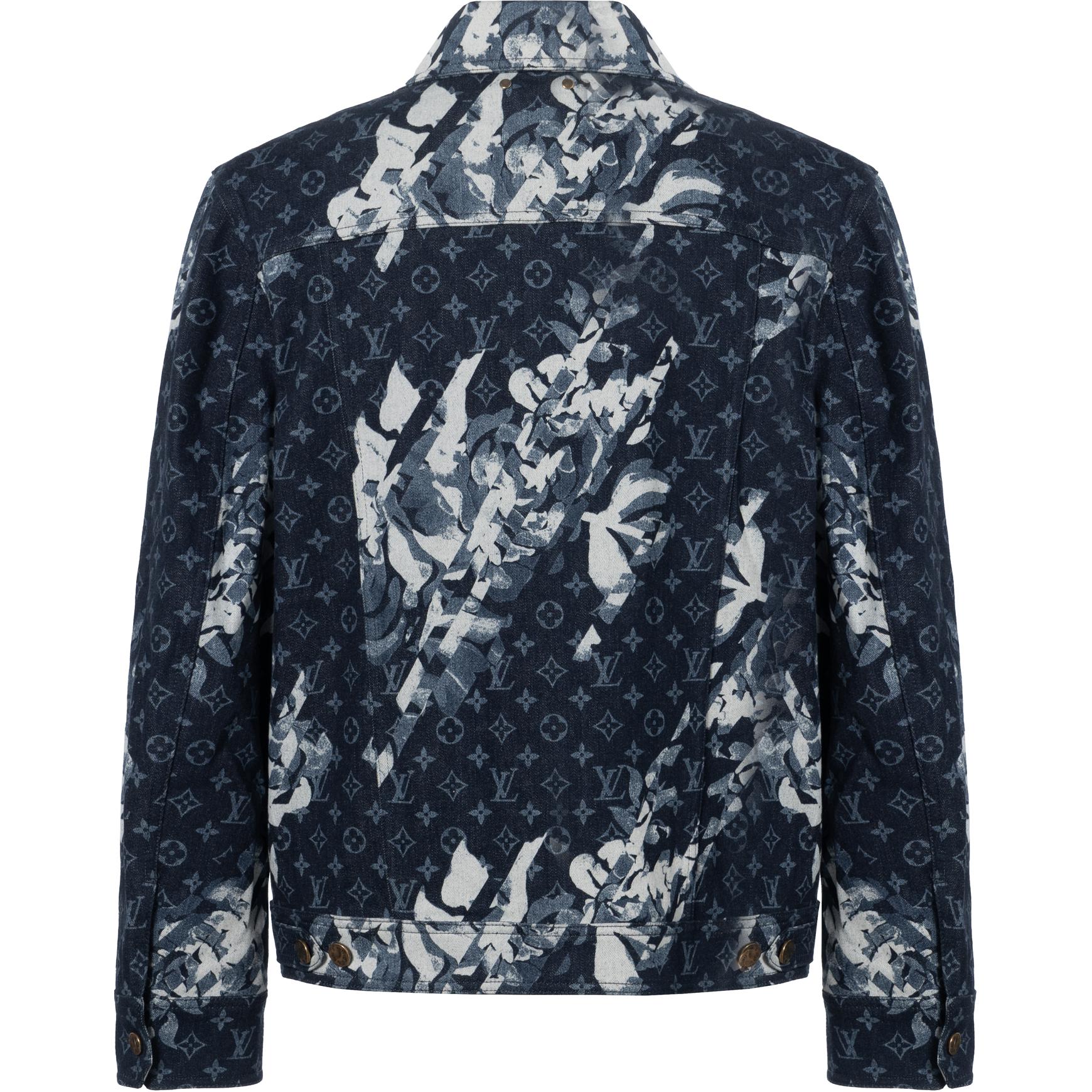 Lookbook 路易威登 蓝色单排扣印花夹克 1AF747