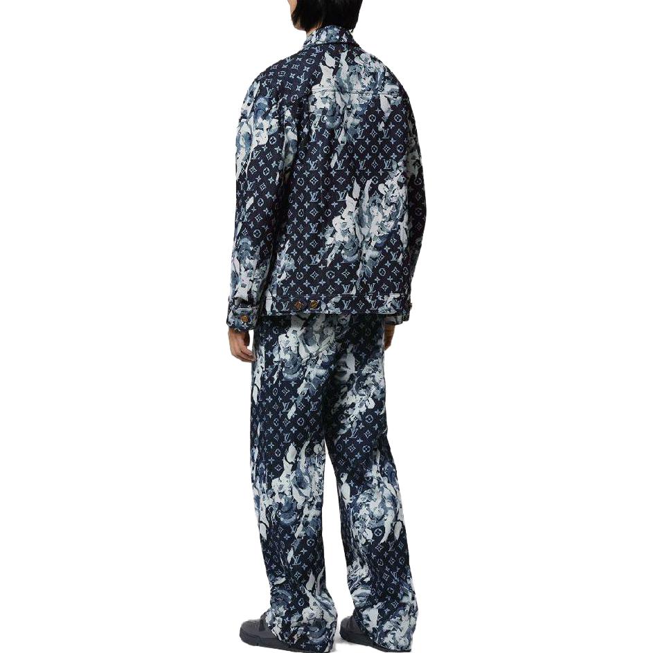 Details for 路易威登 蓝色单排扣印花夹克 1AF747