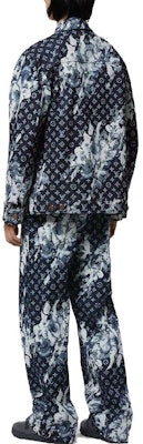 路易威登 蓝色单排扣印花夹克 1AF747 Details for 路易威登 蓝色单排扣印花夹克 1AF747