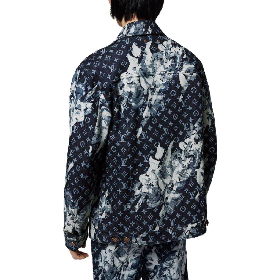 Sizing 路易威登 蓝色单排扣印花夹克 1AF747