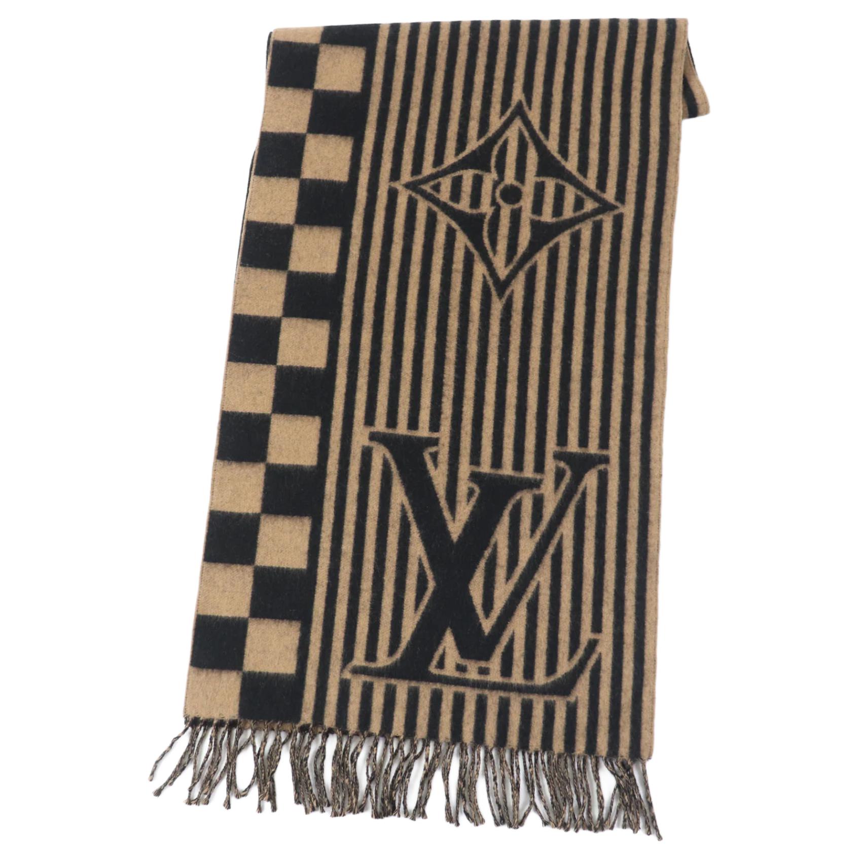 Order 路易威登棕色羊绒Logo围巾 M00498MARRON