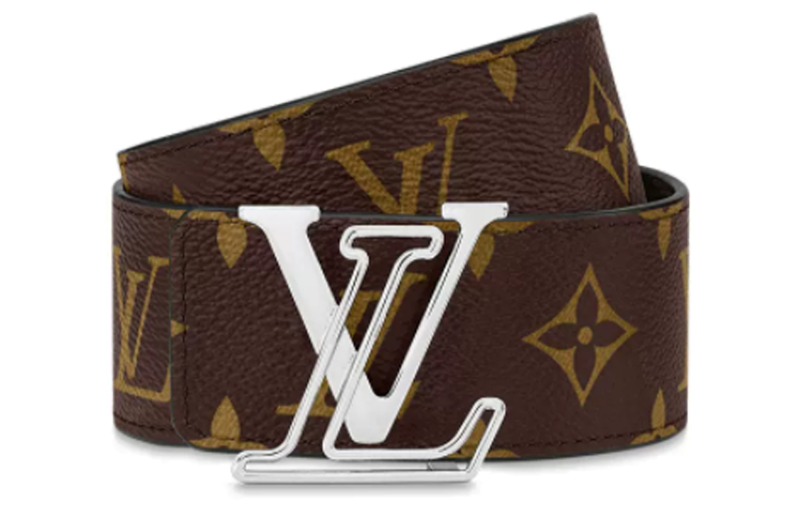 Order 路易威登4cm寬咖啡色皮帶，可逆向LV標誌扣設計。 M0635