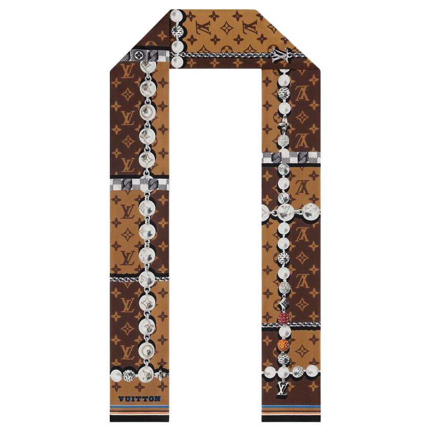 Order 路易威登 棕色丝绸标志设计发带 早春25系列 M94842