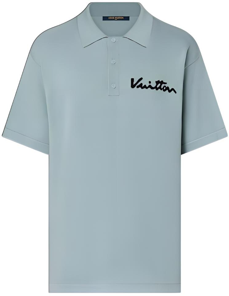louis-vuitton-cotton-polo-letter-print-slim-fit-short-sleeve-blue-green-1-afaoz