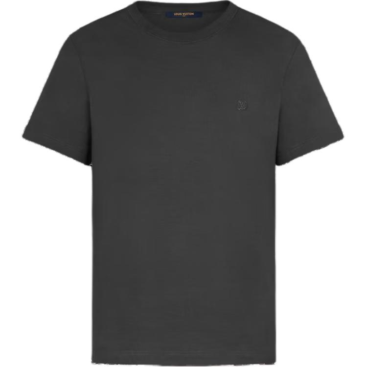 Louis Vuitton  Crewneck Plain Short Sleeve T-Shirt Gray 1A1SBJ