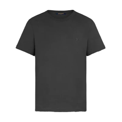 Louis Vuitton Crewneck Plain Short Sleeve T-Shirt Gray 1A1SBJ