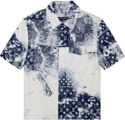 LOUIS VUITTON Camisa Manga Corta Tie-Dye Azul Denim Paisley Logo. 1AA55U Buy LOUIS VUITTON Camisa Manga Corta Tie-Dye Azul Denim Paisley Logo. 1AA55U