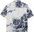 Lookbook LOUIS VUITTON Camisa Manga Corta Tie-Dye Azul Denim Paisley Logo. 1AA55U