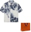 Sizing LOUIS VUITTON Camisa Manga Corta Tie-Dye Azul Denim Paisley Logo. 1AA55U