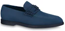 Order Louis Vuitton Mocasín Azul Marino de Punta Redonda para Hombre 1ABMTS