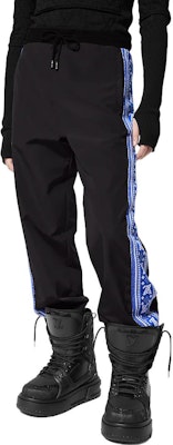 LOUIS VUITTON Fair Isle Striped Knit Joggers Biru/Hitam 1AAU55 Purchase LOUIS VUITTON Fair Isle Striped Knit Joggers Biru/Hitam 1AAU55