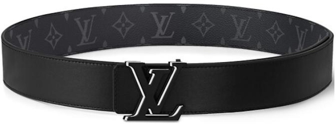 路易威登時尚黑色皮革帆布金屬皮帶 4公分宽 M8505V Lookbook 路易威登時尚黑色皮革帆布金屬皮帶 4公分宽 M8505V