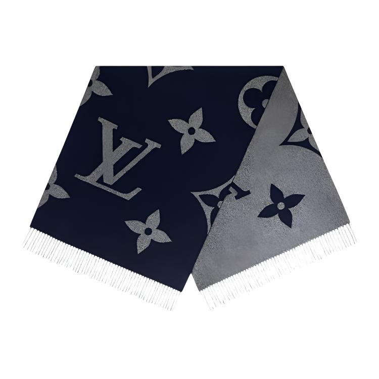 Louis Vuitton  Fashion Print Cashmere Tassel Scarf M77950