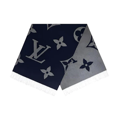 Louis Vuitton Fashion Print Cashmere Tassel Scarf M77950