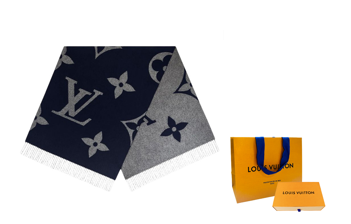 Louis Vuitton  Fashion Print Cashmere Tassel Scarf M77950 圖 7