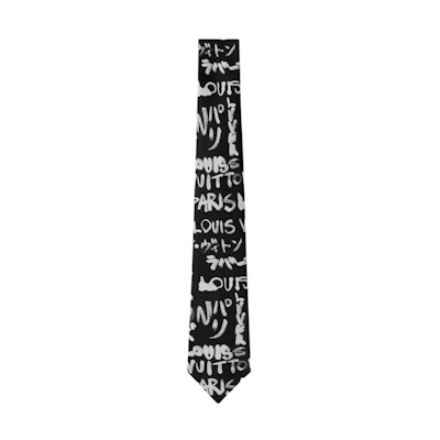 LOUIS VUITTON Floral Silk Tie - Unique Design M96896