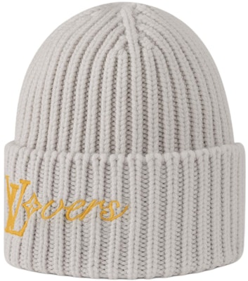 루이 비통 그레이 울 비니 로고 디테일. M7817A Shop 루이 비통 그레이 울 비니 로고 디테일. M7817A